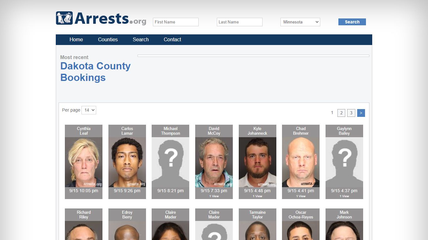 Dakota County Arrests and Inmate Search